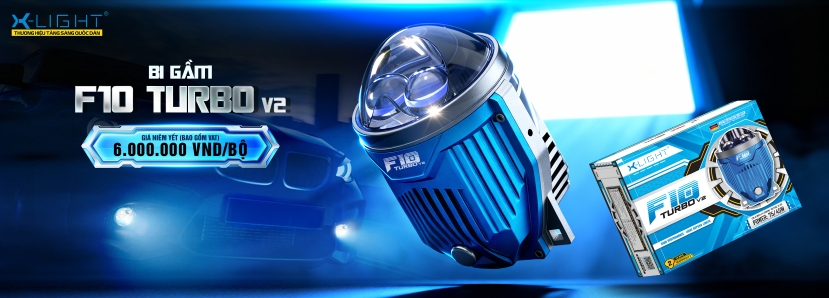 ĐÈN BI GẦM X-LIGHT F10 TURBO V2