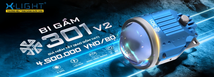 ĐÈN BI GẦM X-LIGHT 301 V2