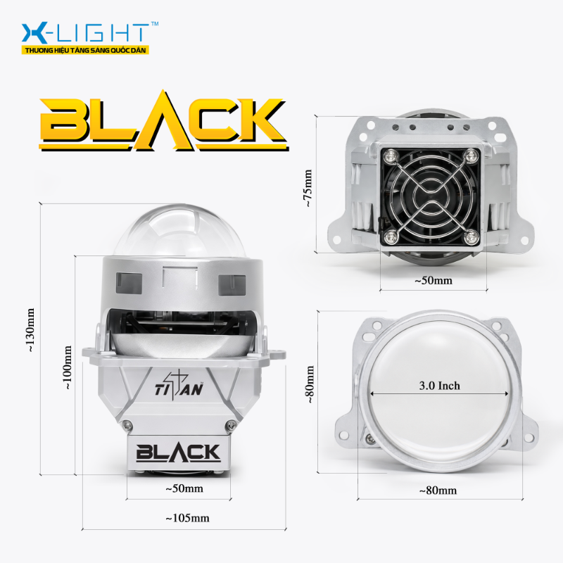 Bi LED Titan Black 2026