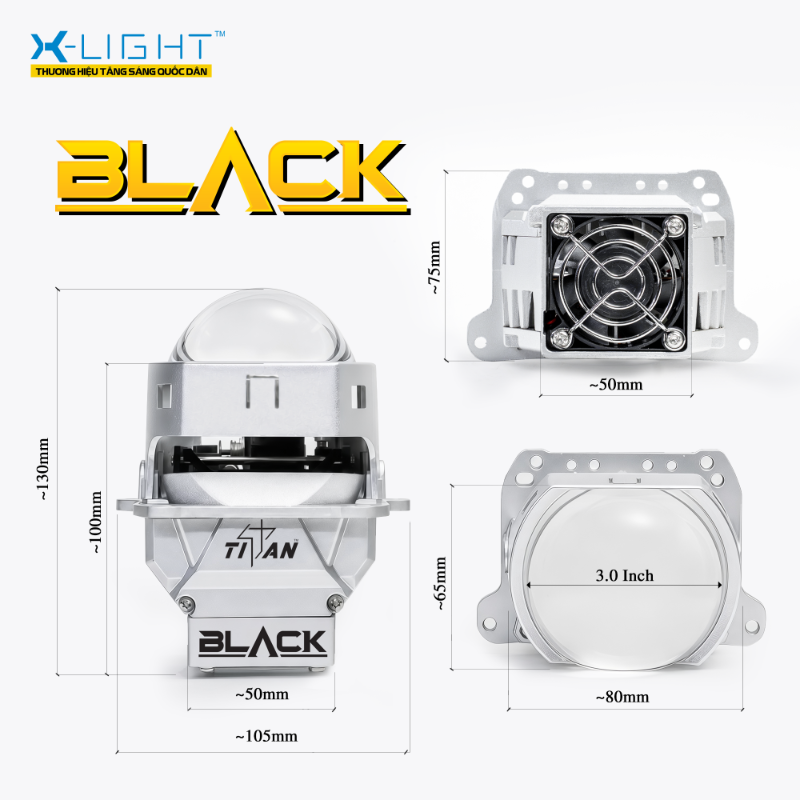 Bi LED Titan Black 2026