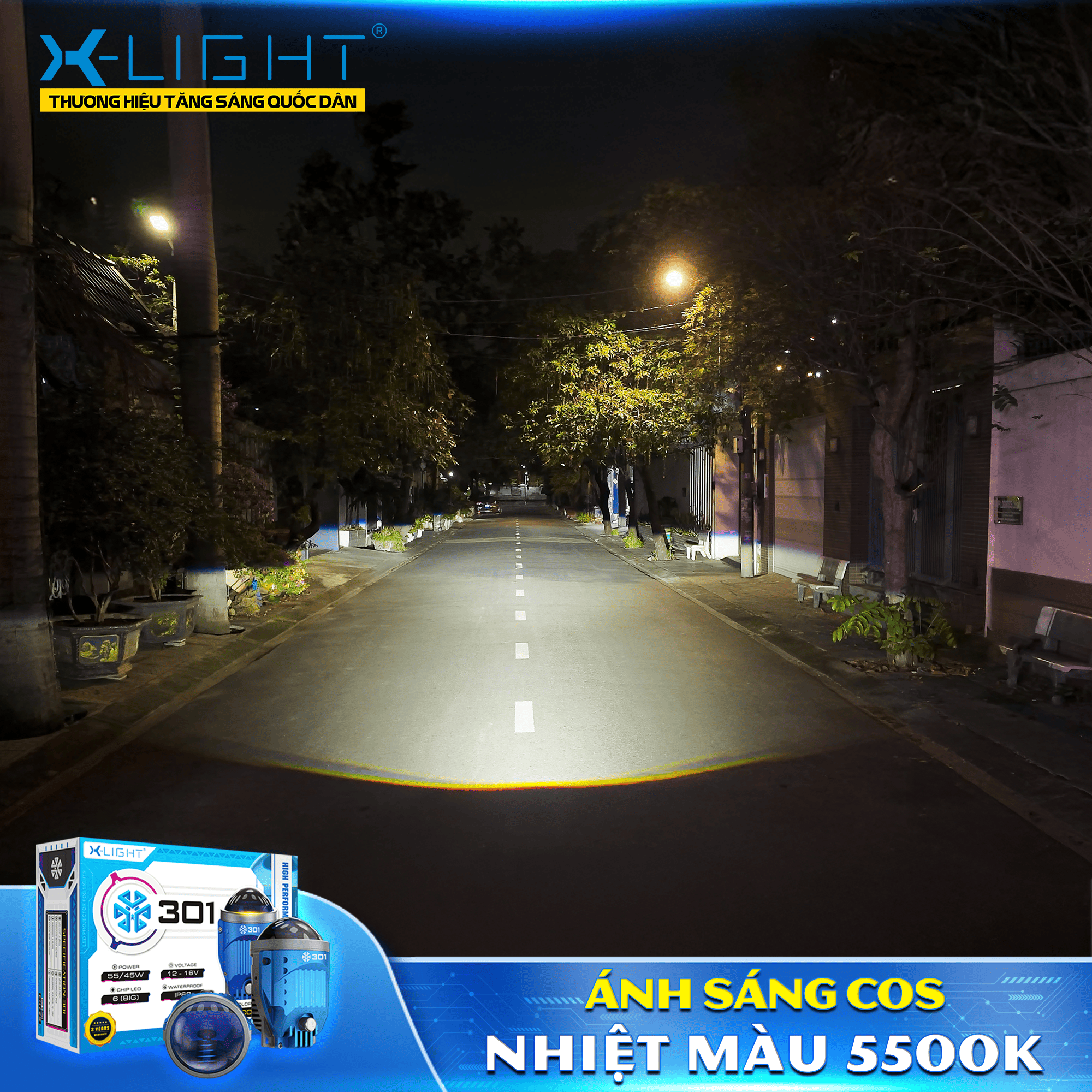 ĐÈN BI GẦM X-LIGHT 301 V2