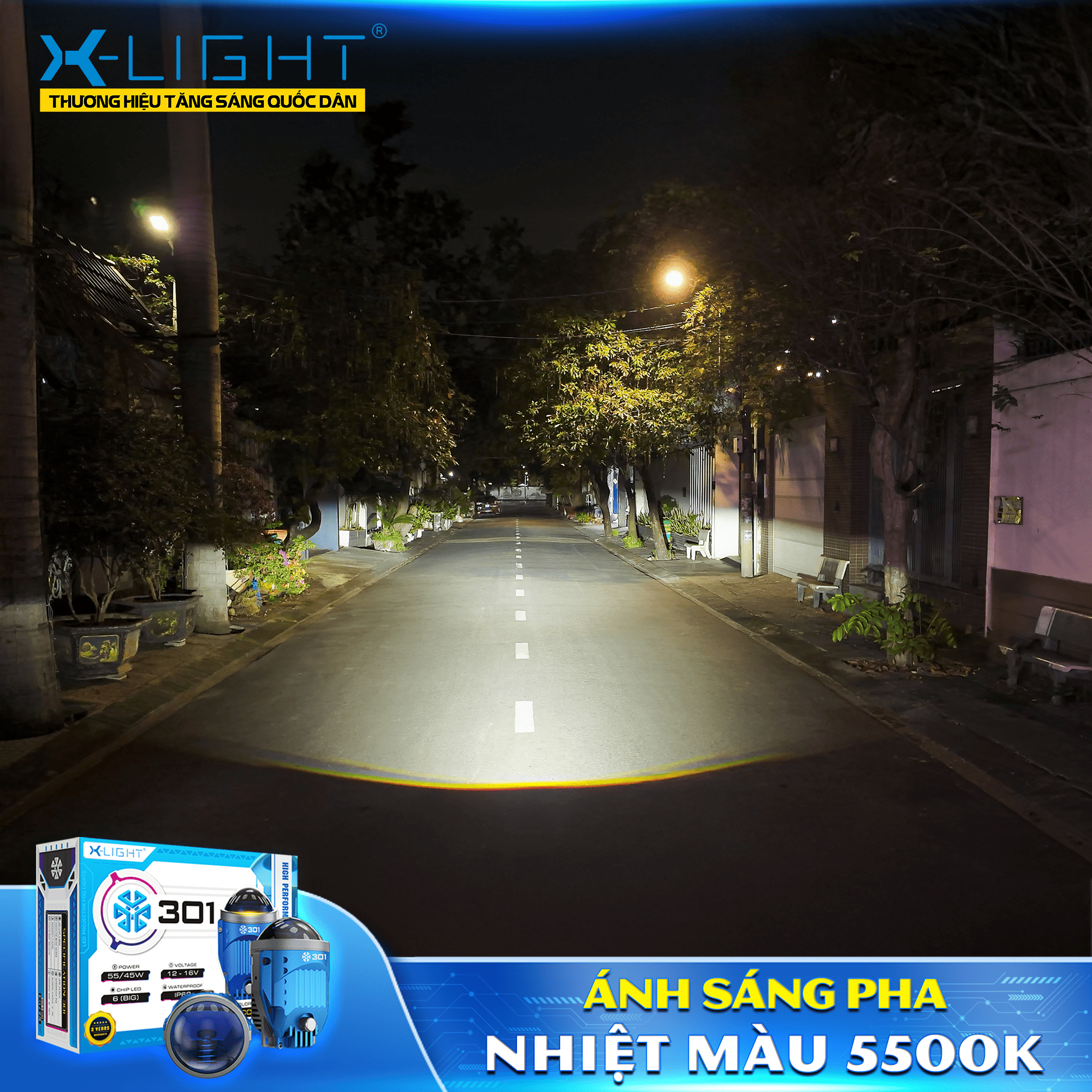 ĐÈN BI GẦM X-LIGHT 301 V2