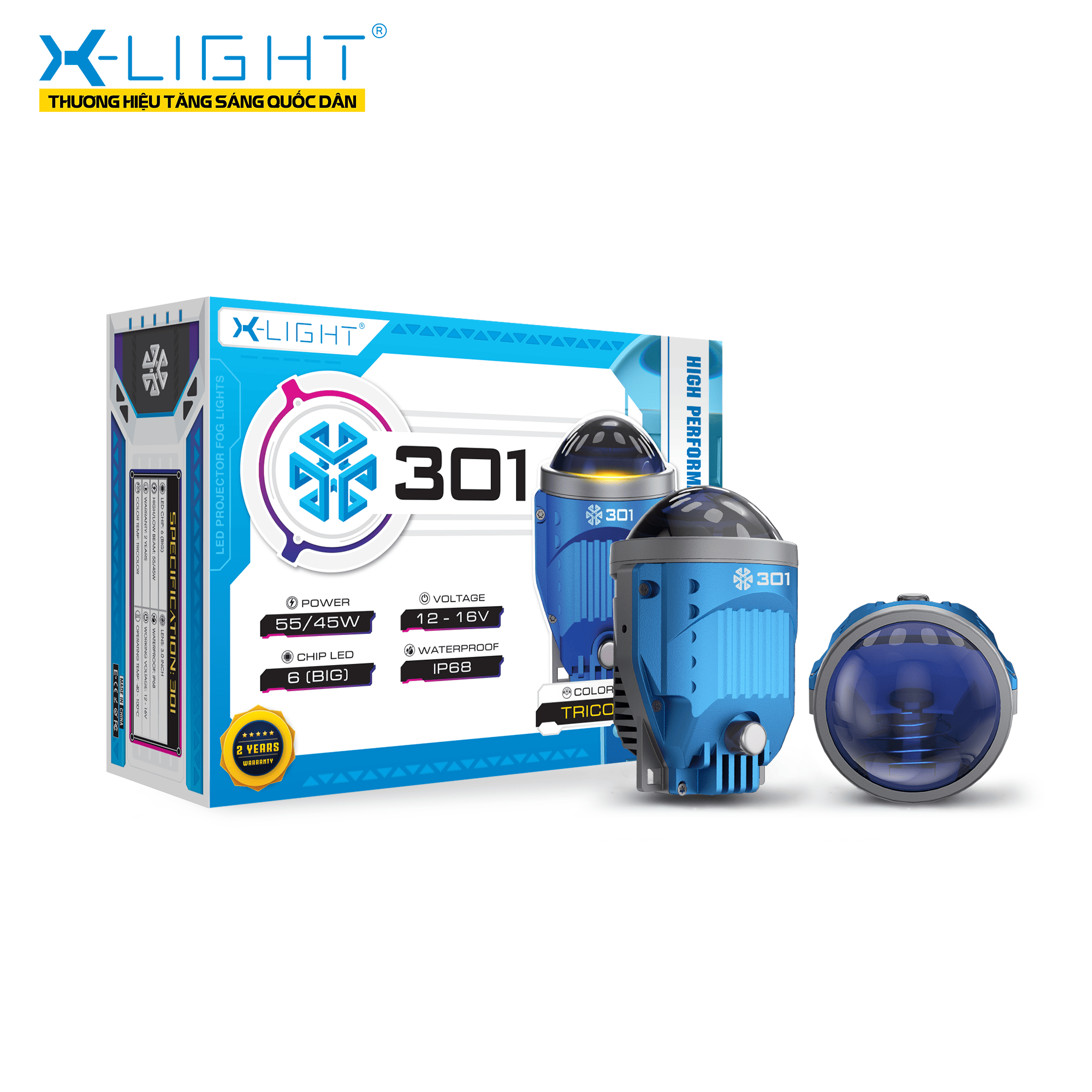 ĐÈN BI GẦM X-LIGHT 301 V2