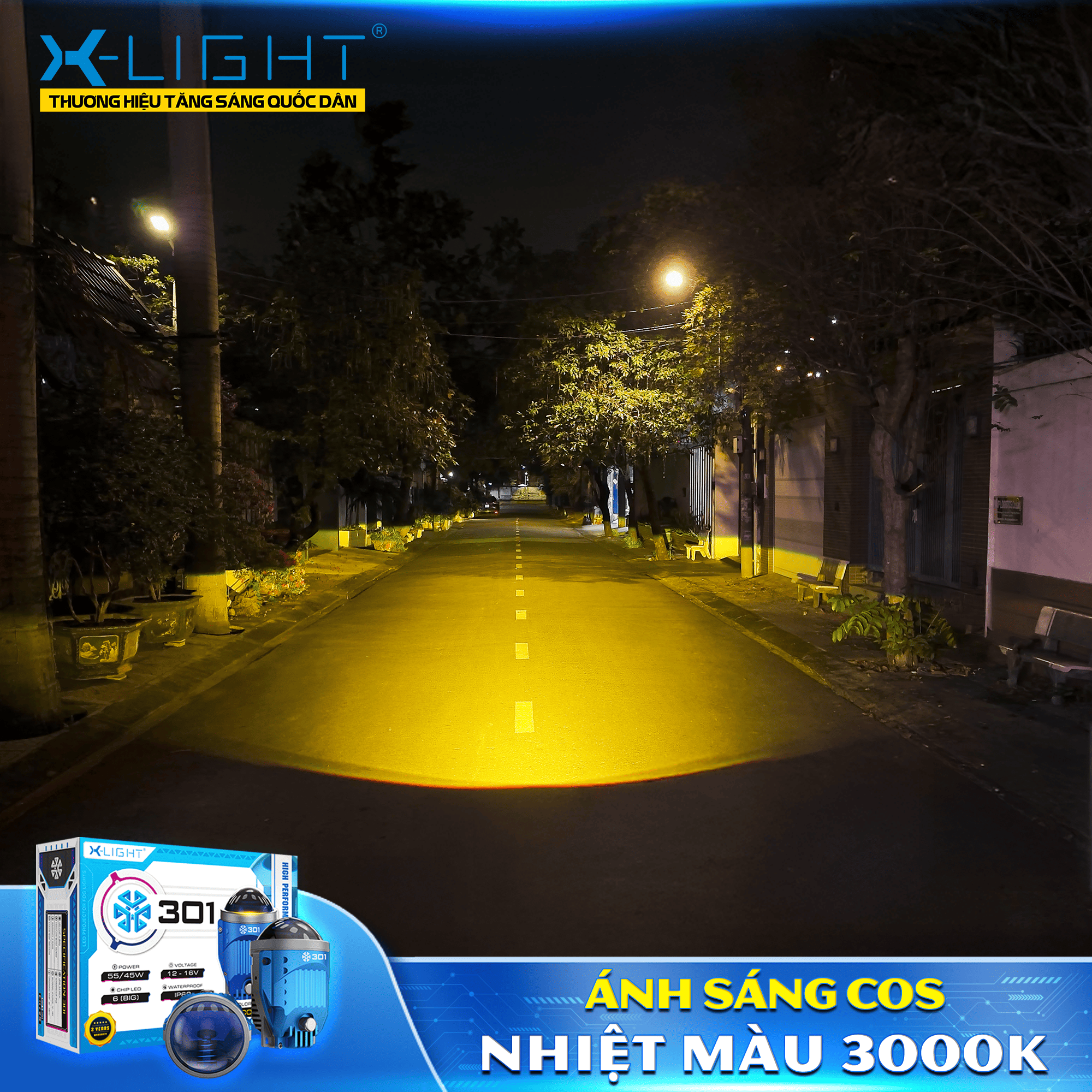 ĐÈN BI GẦM X-LIGHT 301 V2