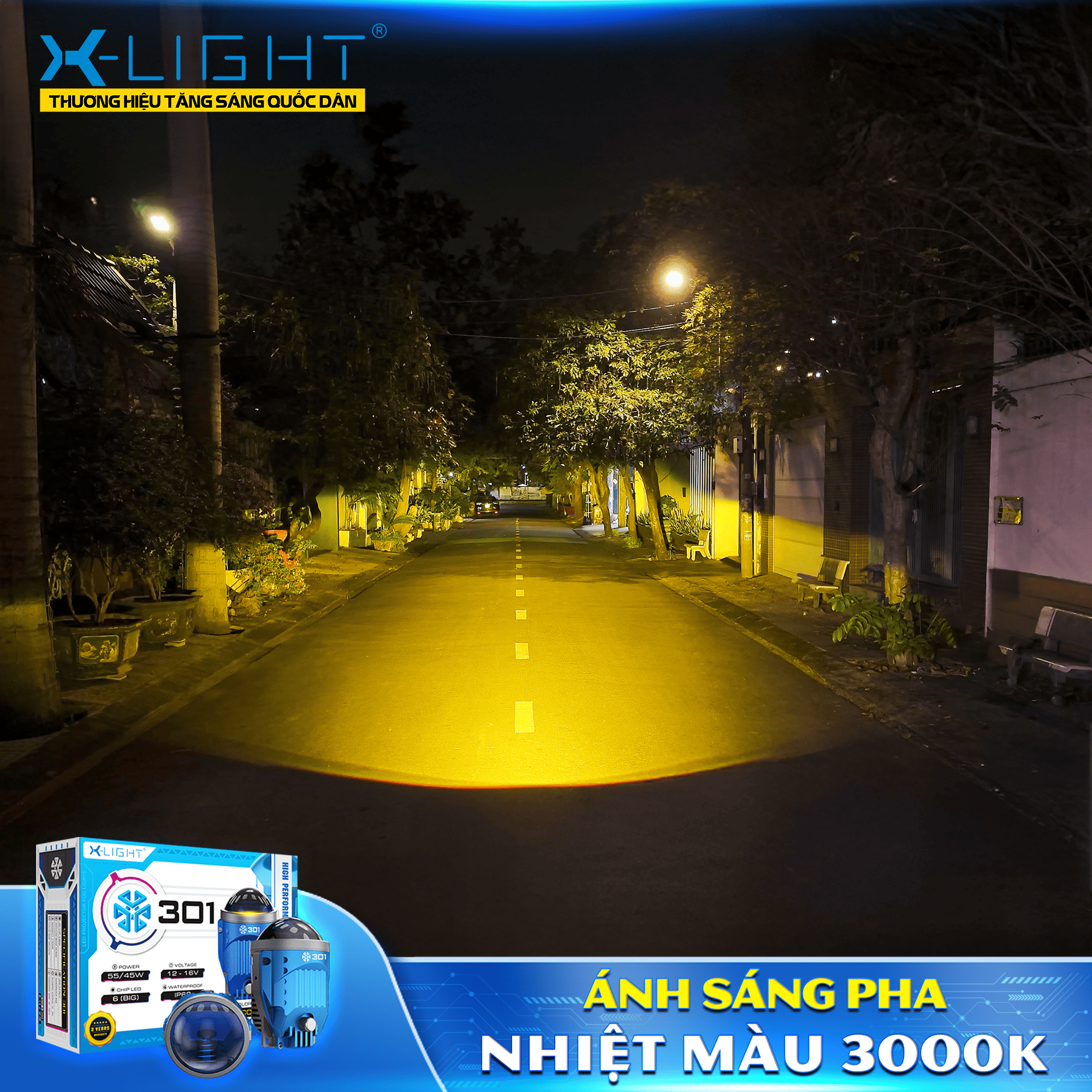 ĐÈN BI GẦM X-LIGHT 301 V2