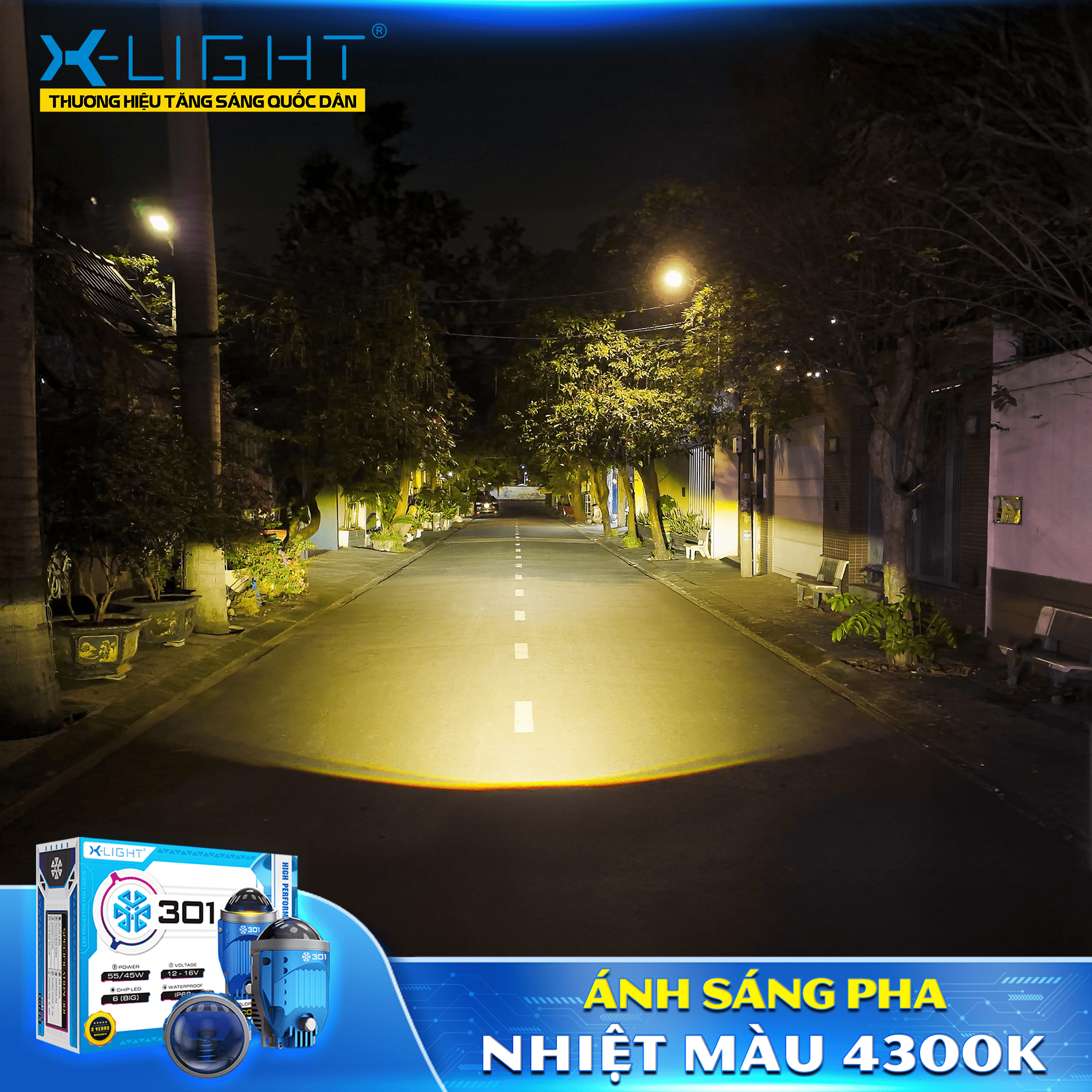 ĐÈN BI GẦM X-LIGHT 301 V2