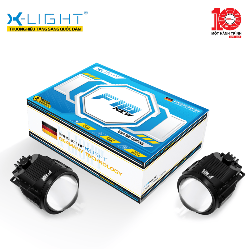 ĐÈN BI GẦM X-LIGHT F10 NEW (2025)