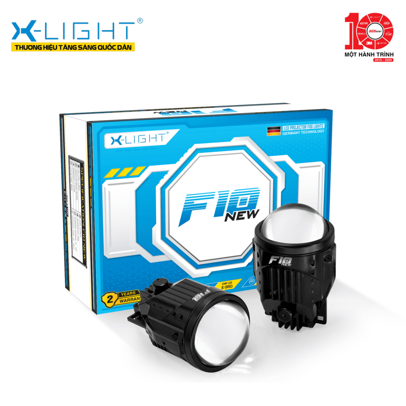 ĐÈN BI GẦM X-LIGHT F10 NEW (2025)