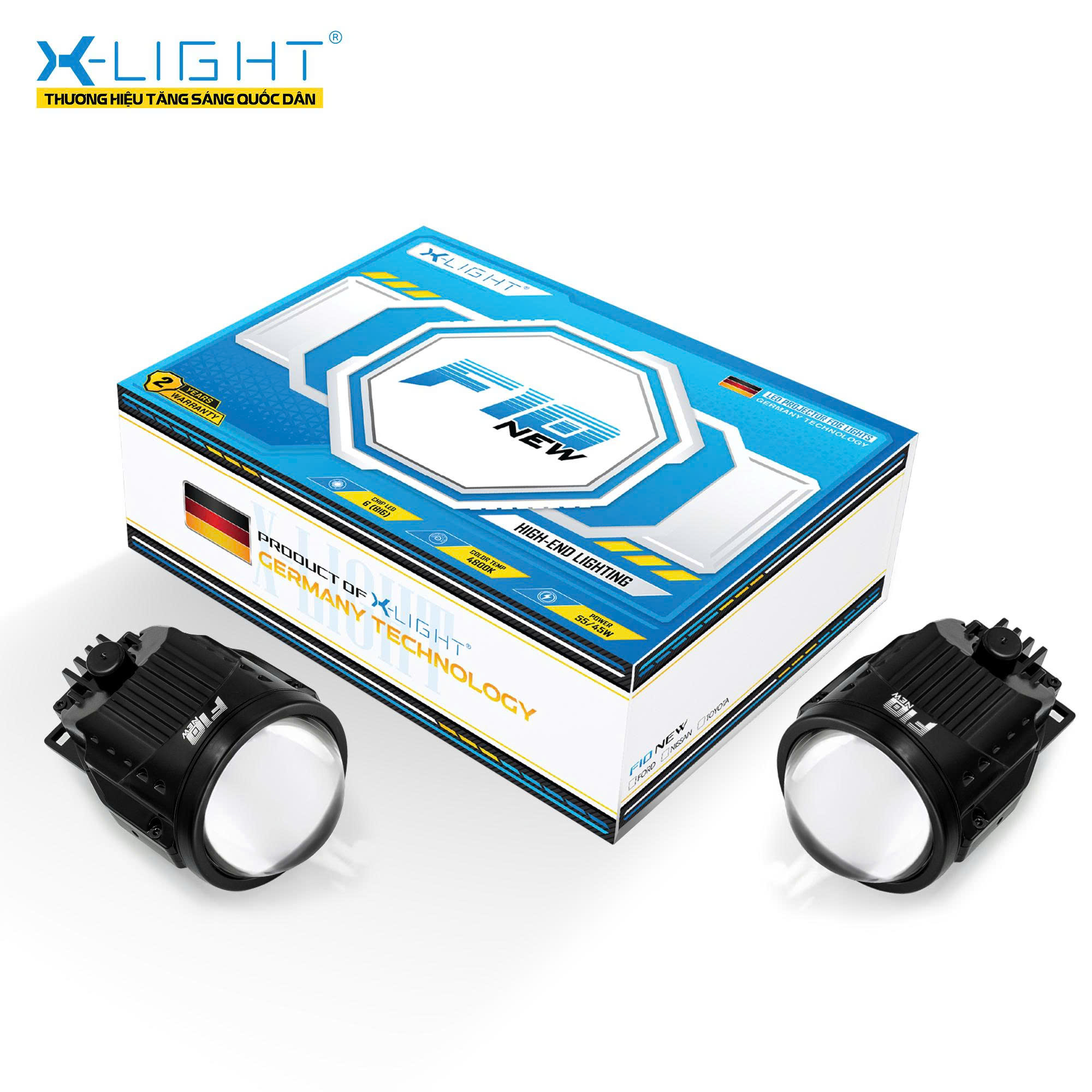 ĐÈN BI GẦM X-LIGHT F10 NEW (2025)