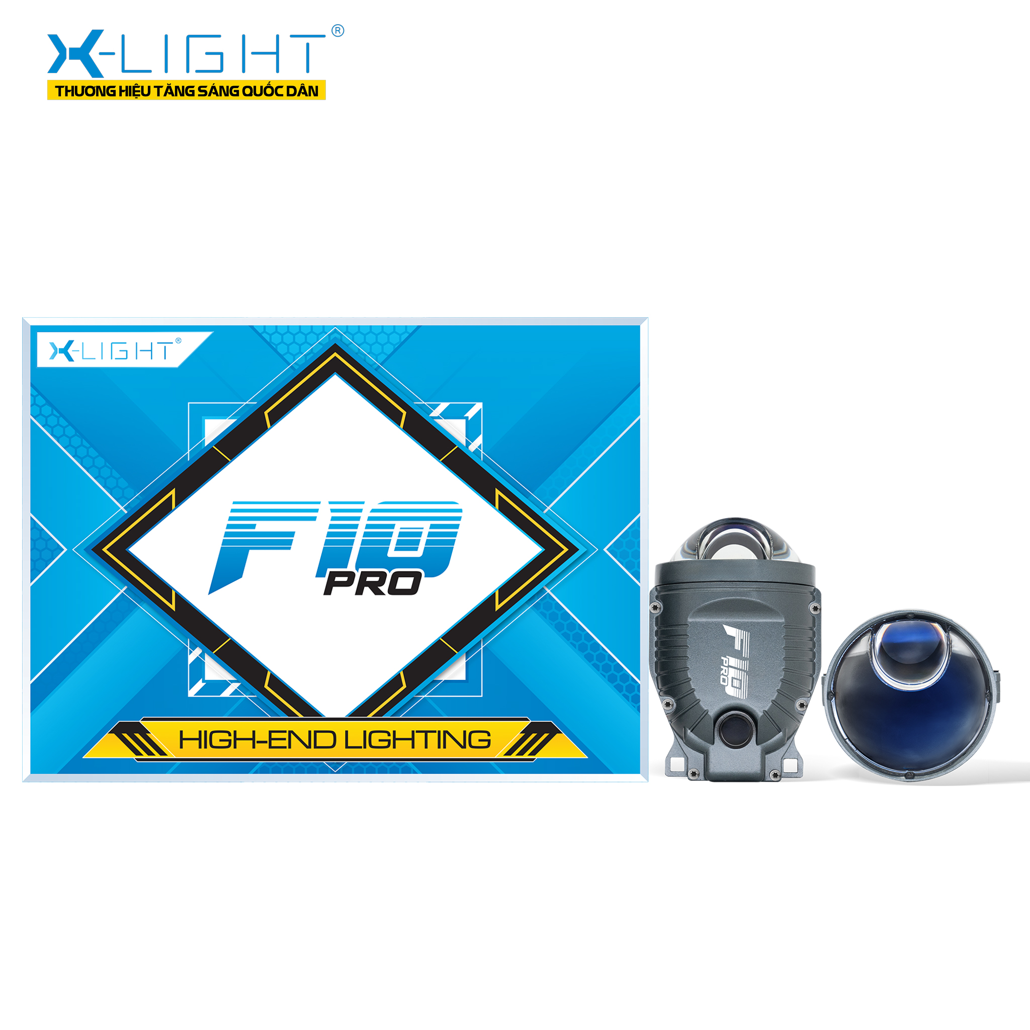 BI GẦM X-LIGHT F10 PRO 3 NHIỆT MÀU