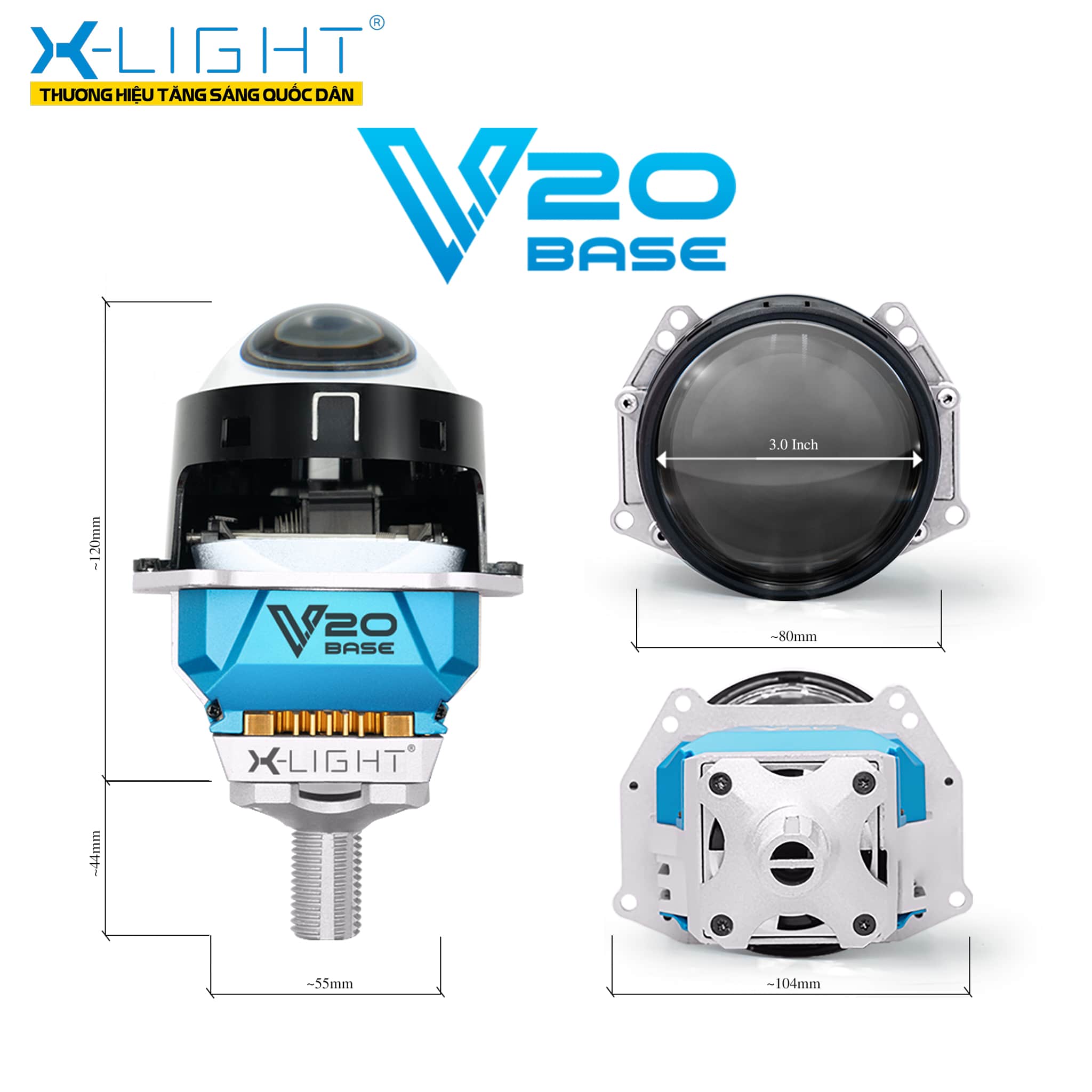 BI LED X-LIGHT V20 BASE 24V 2025