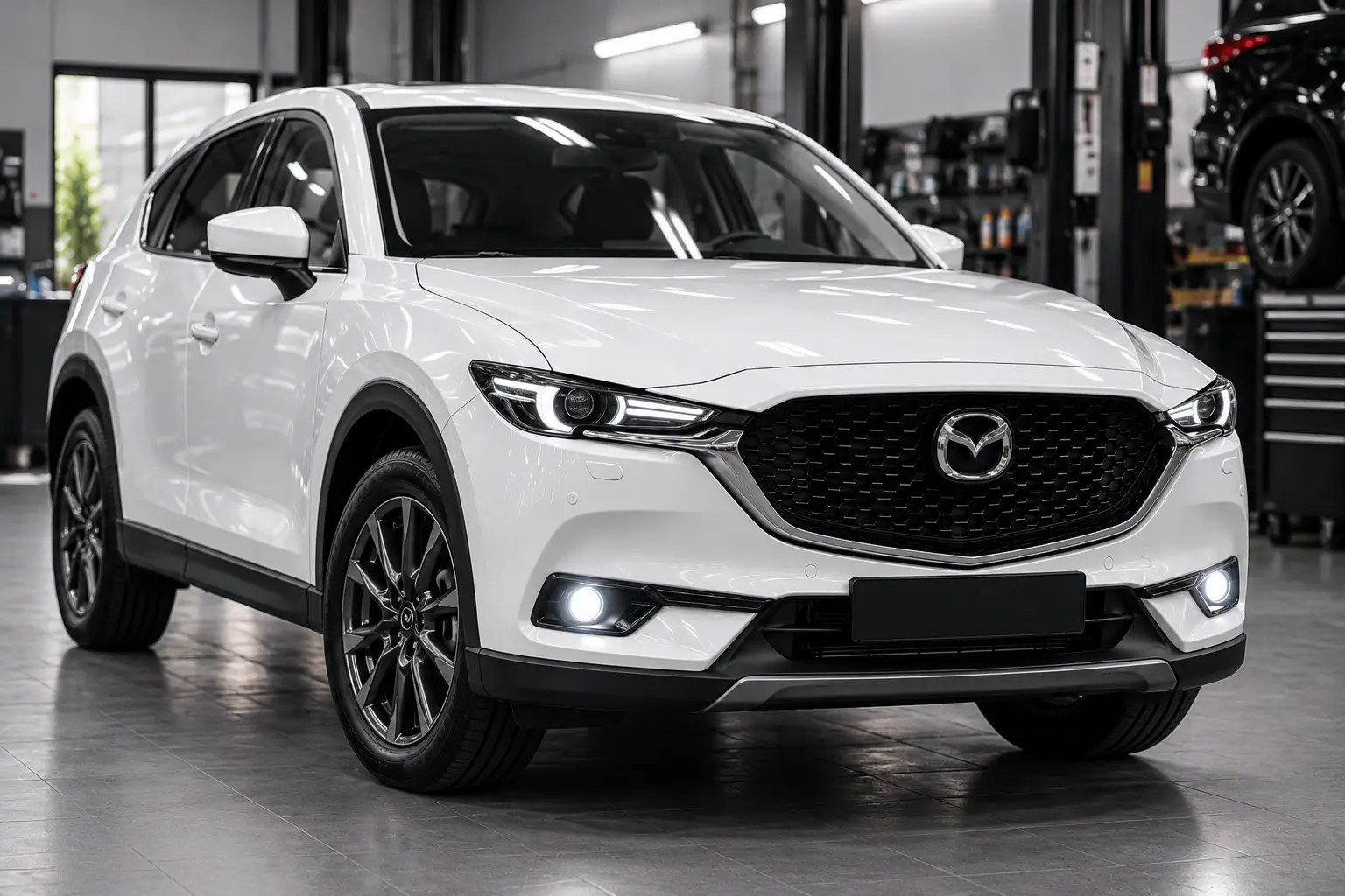 Xem ảnh xe sau khi thi công trên xe Mazda