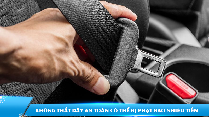 Không thắt dây an toàn có thể bị phạt bao nhiêu tiền? | Lái xe an toàn