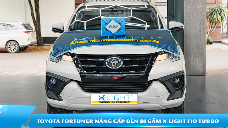 Toyota Fortuner nâng cấp đèn bi gầm X-Light F10 Turbo