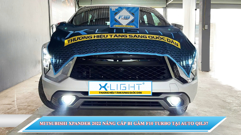 MITSUBISHI XPANDER 2022 NÂNG CẤP BI GẦM F10 TURBO TẠI AUTO QH.37 - NGHỆ AN