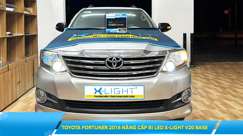 TOYOTA FORTUNER 2016 NÂNG CẤP BI LED X-LIGHT V20 BASE TẠI DUY NAM CAR AUDIO - QUẢNG NINH