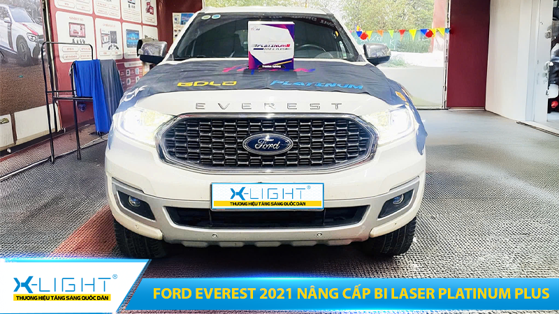 FORD EVEREST 2021 NÂNG CẤP BI LASER PLATINUM PLUS TẠI STAR AUTO 058 - HÀ NỘI