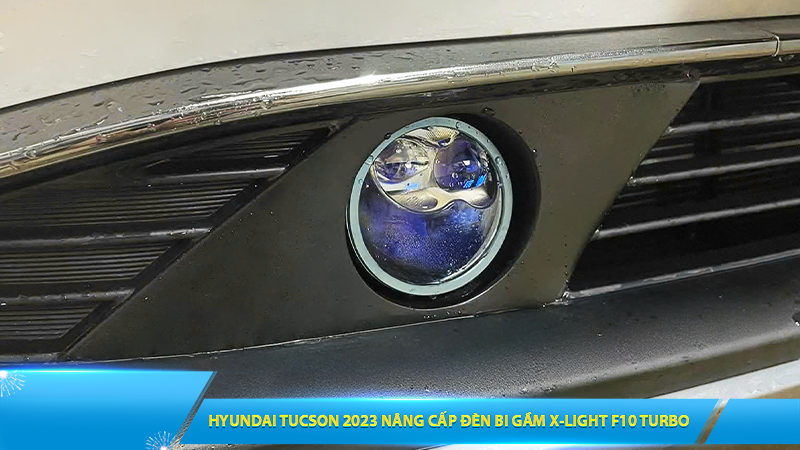HYUNDAI TUCSON 2023 NÂNG CẤP ĐÈN BI GẦM X-LIGHT F10 TURBO TẠI SIX681 WORKSHOP - GIA LAI
