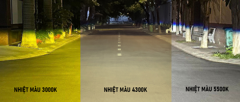 Nhiều sản phẩm bi gầm còn có tính năng điều chỉnh 3 nhiệt màu