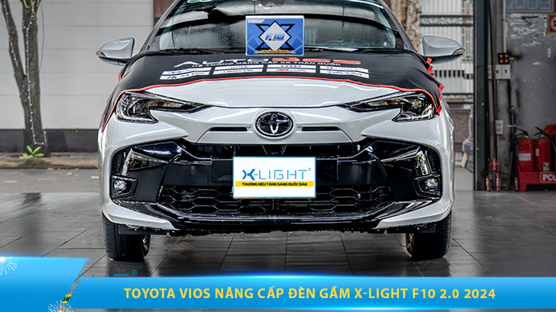 Nâng cấp đèn bi gầm X-Light F10 2.0 inch cho Toyota Vios