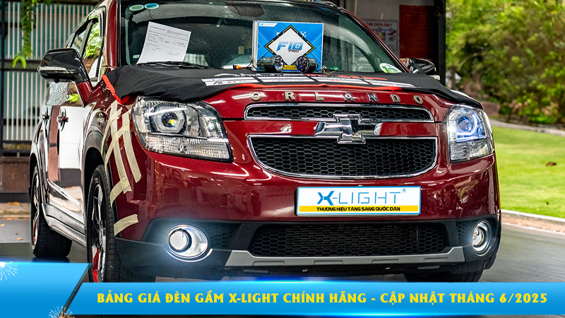 Bảng giá đèn gầm X-Light chính hãng - Cập nhật tháng 6/2025