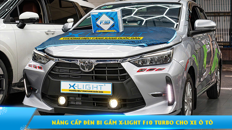 Nâng cấp đèn bi gầm X-Light F10 Turbo cho xe ô tô