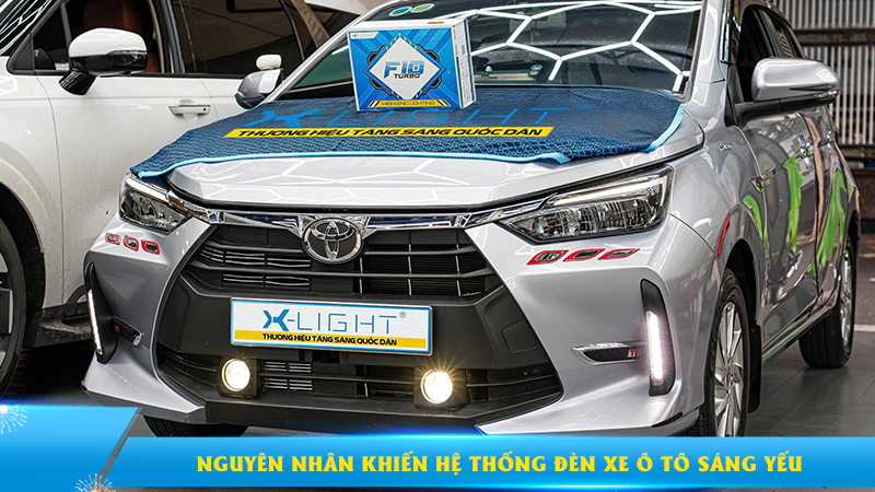 Nguyên nhân khiến hệ thống đèn xe ô tô sáng yếu? Giải pháp chiếu sáng chất lượng cho ô tô