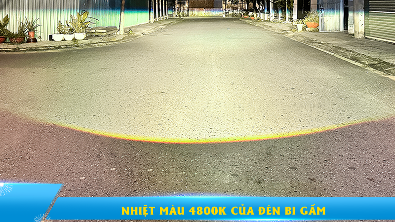 Nhiệt màu 4800K của đèn bi gầm: Giải pháp cân bằng giữa hiệu suất chiếu sáng và thẩm mỹ
