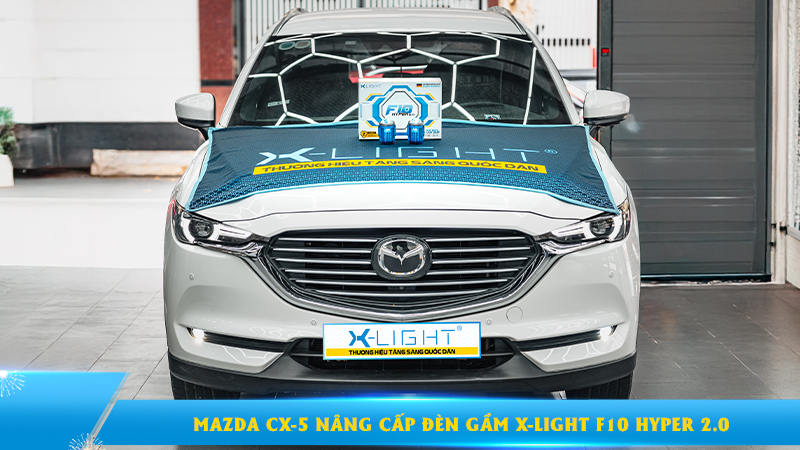 Mazda CX-5 nâng cấp đèn gầm X-Light F10 Hyper 2.0