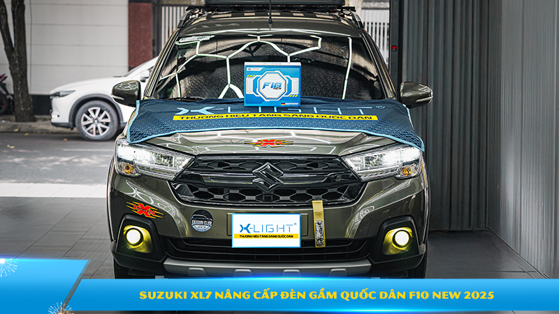 Suzuki XL7 nâng cấp đèn gầm quốc dân F10 New 2025