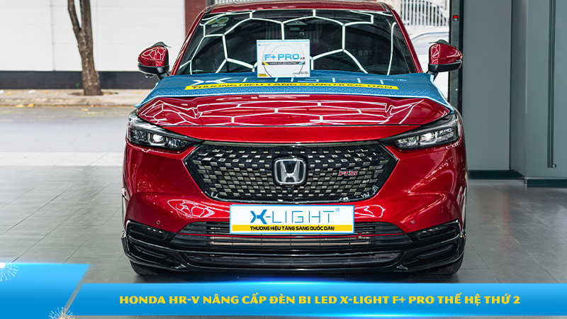 Honda HR-V nâng cấp đèn bi LED X-Light F+ Pro thế hệ thứ 2