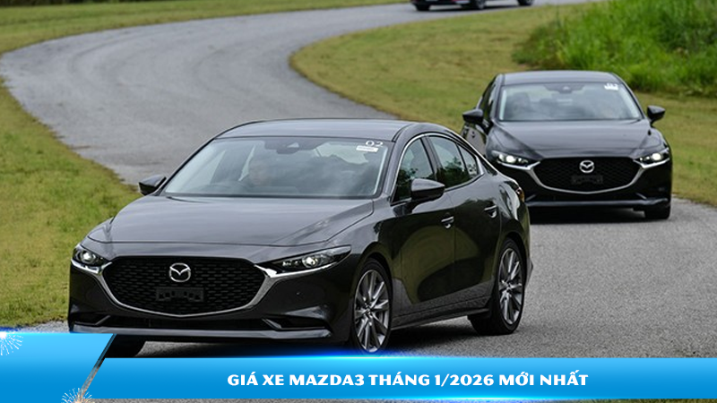 Giá xe Mazda3 tháng 1/2026 mới nhất
