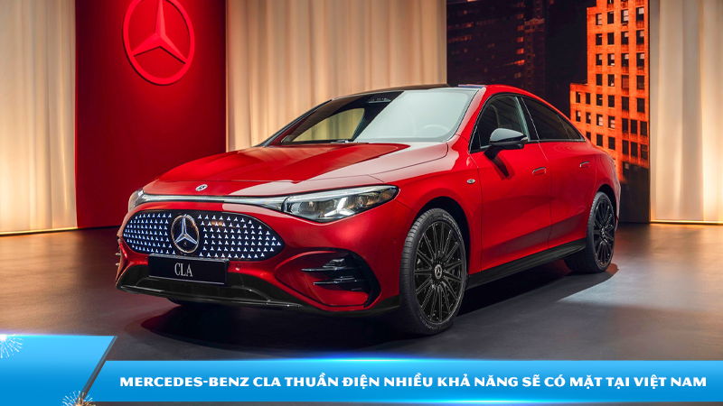 Mercedes-Benz CLA thuần điện nhiều khả năng sẽ có mặt tại Việt Nam