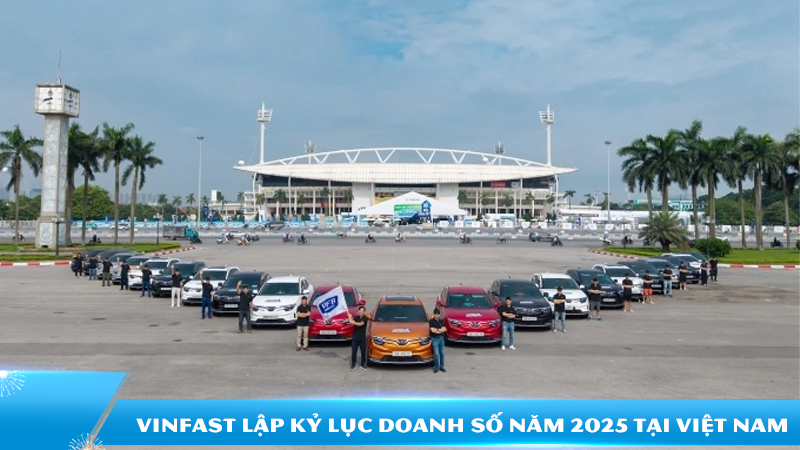 VinFast lập kỷ lục doanh số năm 2025 tại Việt Nam