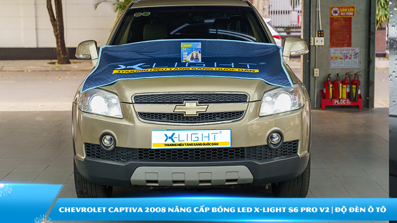 Chevrolet Captiva 2008 nâng cấp bóng LED X-Light S6 Pro V2 | Độ đèn ô tô