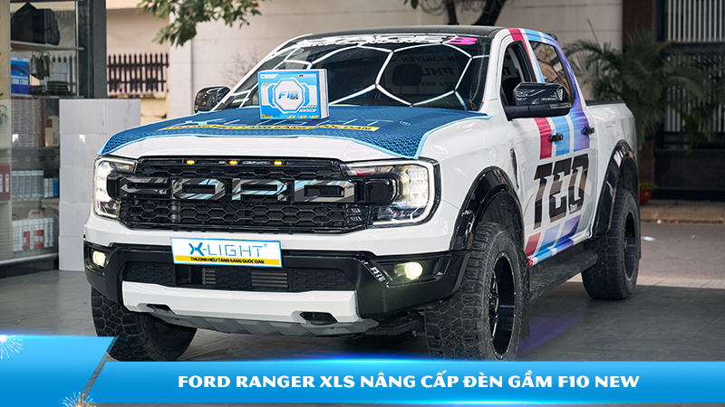 Ford Ranger XLS nâng cấp đèn gầm F10 New | Độ đèn X-Light chính hãng