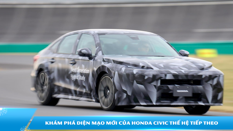 Khám phá diện mạo mới của Honda Civic thế hệ tiếp theo