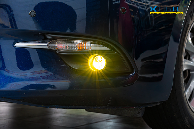 Nâng cấp đèn gầm cho Mazda 3