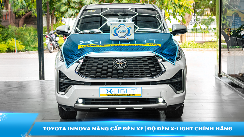 Toyota Innova nâng cấp đèn xe | Độ đèn X-Light chính hãng