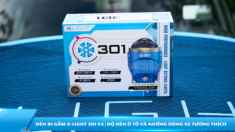Đèn bi gầm X-Light 301 V2 | Độ đèn ô tô và những dòng xe tương thích