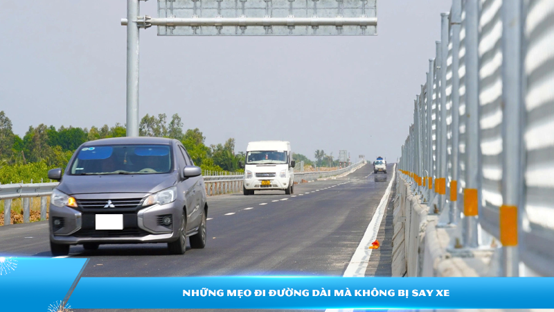 Những mẹo đi đường dài mà không bị say xe