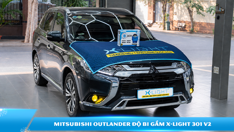 Mitsubishi Outlander độ bi gầm X-Light 301 V2 | Nâng cấp đèn X-Light chính hãng