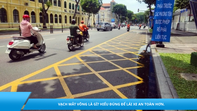 Vạch mắt võng là gì? Hiểu đúng để lái xe an toàn hơn.