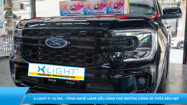 X-Light F+ Ultra - Công nghệ Laser siêu sáng cho những dòng xe chóa đèn hẹp